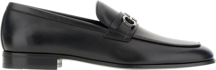 Ferragamo Ferragamo Black leather Balty loafers