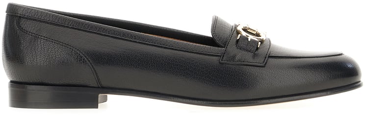 Ferragamo Ferragamo Black leather Bax loafers
