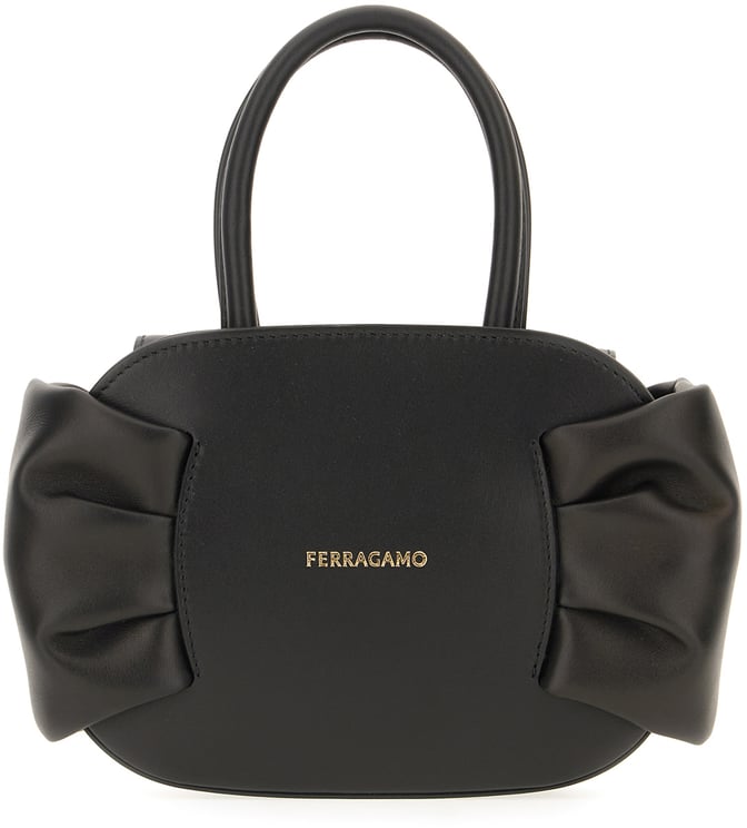 Ferragamo Ferragamo Black leather handbag