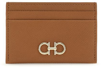 Ferragamo Ferragamo Brown Calf Leather Bos Taurus Wallet