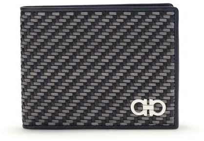 Ferragamo Ferragamo Gray Calf Leather Bos Taurus Wallet