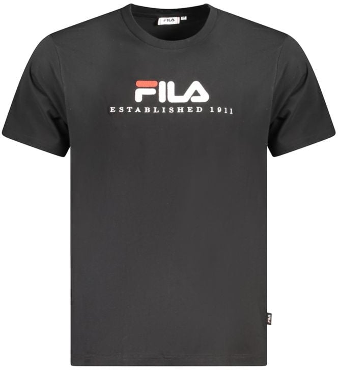 Fila Fila Black Cotton Unisex T-Shirt