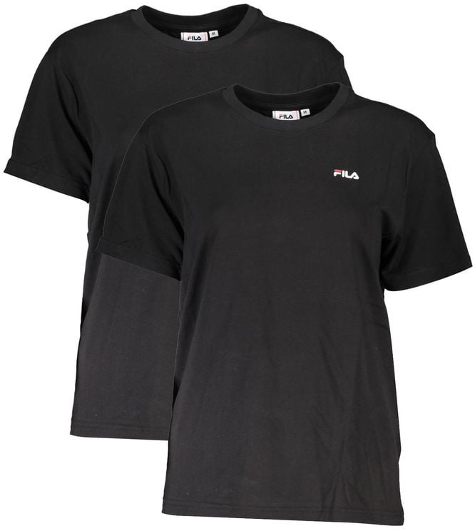 Fila Fila Black Cotton Women T-Shirt