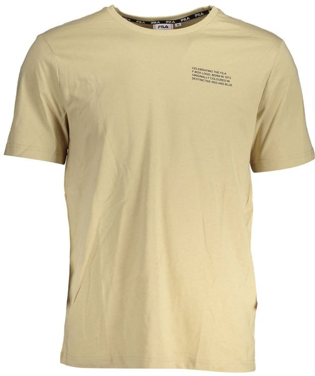 Fila Fila Beige Cotton Mens T-Shirt