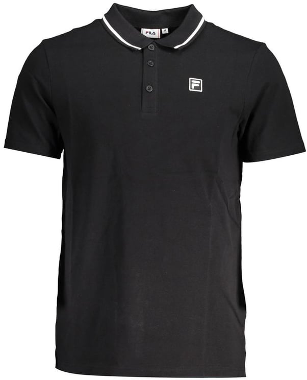 Fila Fila Black Cotton Men Polo Shirt