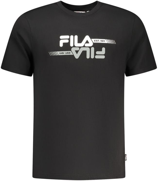Fila Fila Black Cotton Men T-Shirt