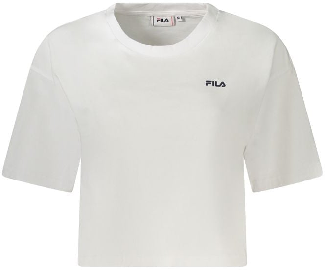 Fila Fila White Organic Cotton Women T-Shirt