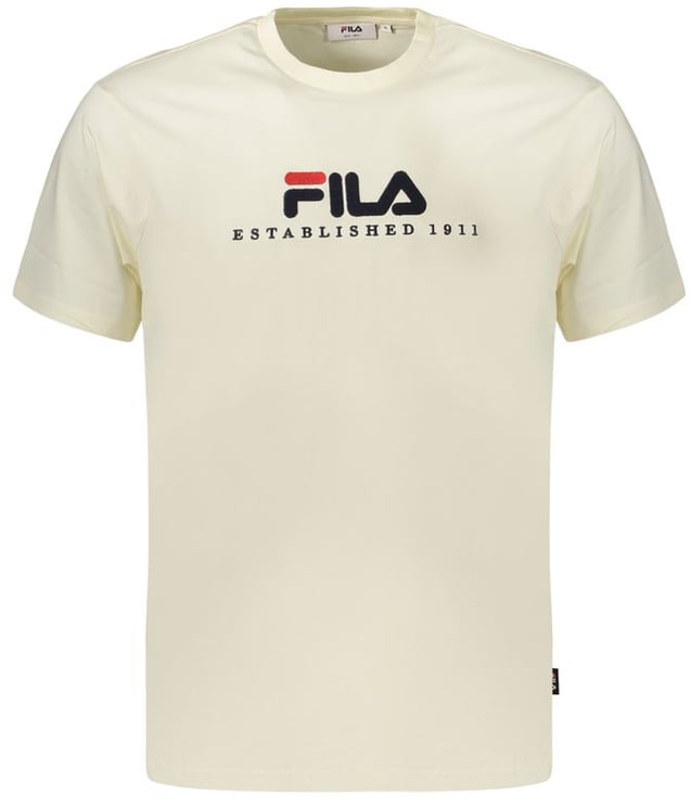 Fila Fila Beige Cotton Men's T-Shirt