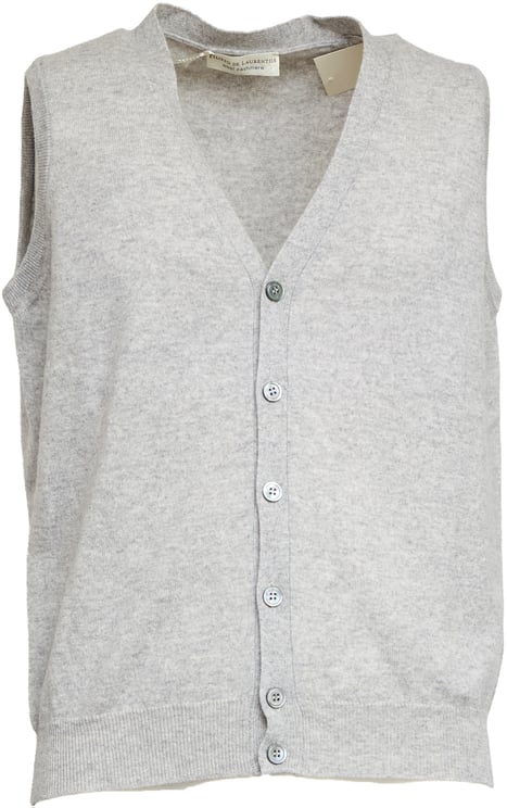 Filippo De Laurentiis Gilet Con Bottoni In Lana, Cashmere