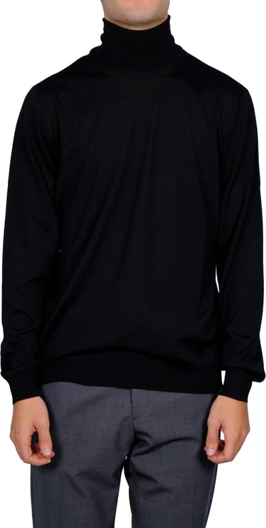 Filippo De Laurentiis Fitted Merino Wool Turtleneck Sweater