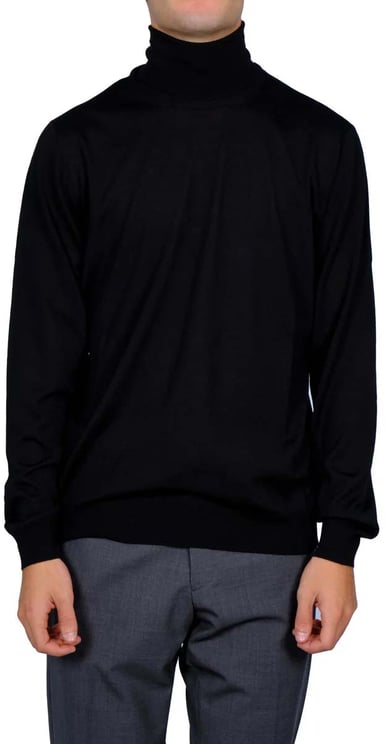 Filippo De Laurentiis Fitted Merino Wool Turtleneck Sweater