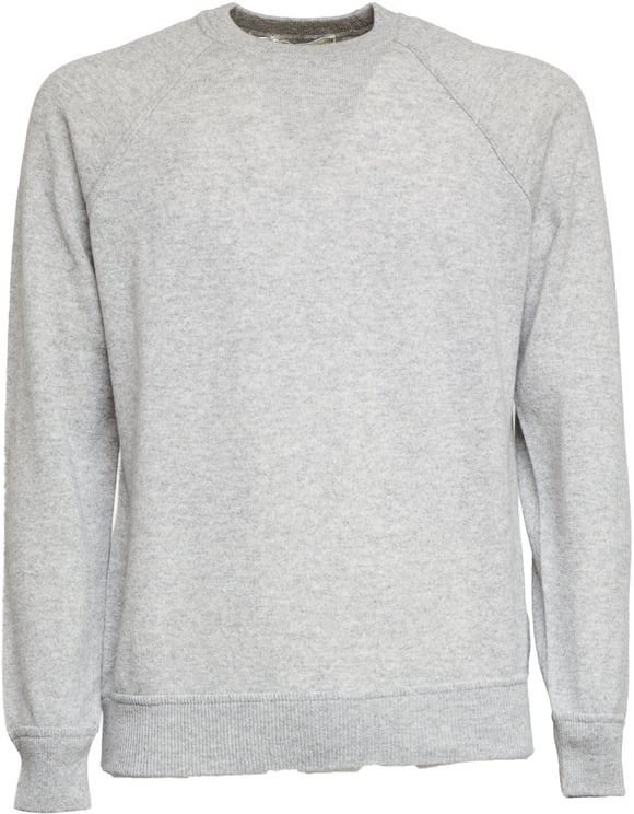 Filippo De Laurentiis Maglia Felpa Girocollo Raglan In Lana, Cashmere