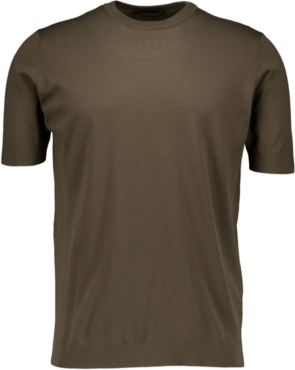 Filippo De Laurentiis Filippo De Laurentiis Tshirt Mc T-shirts Olijf Ts0mc Cr14r