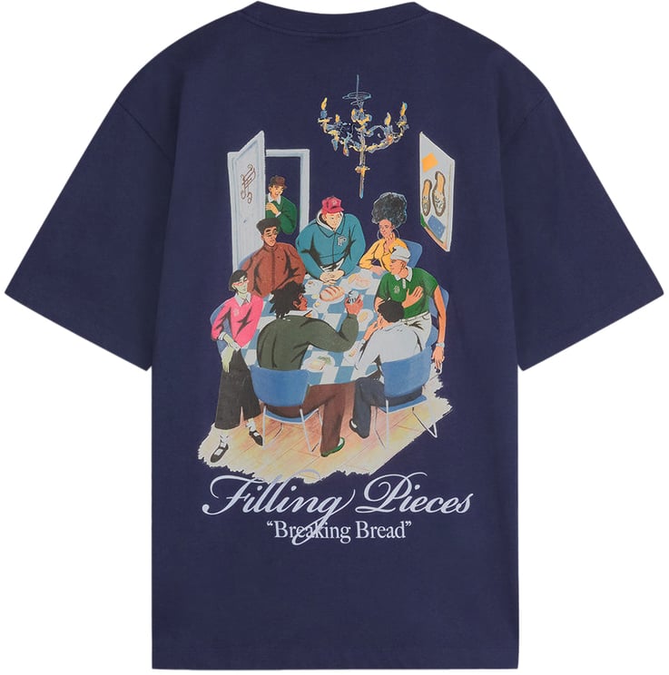 Filling Pieces T-shirt Supper Maritime Blue