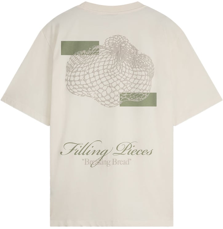 Filling Pieces T-shirt Citrus Antique White