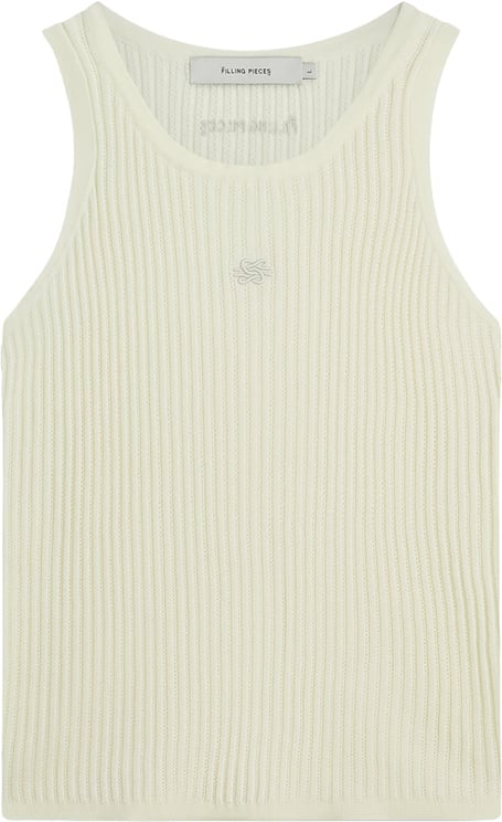Filling Pieces Knit Tank Top Antique White