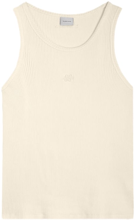 Filling Pieces Knit Tank Top Antique White