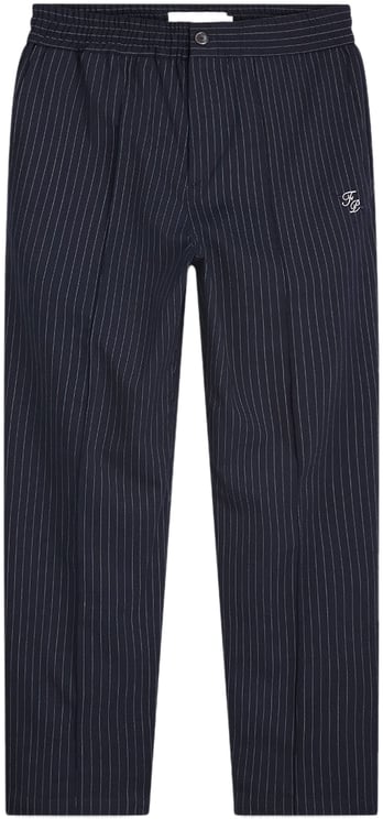Filling Pieces Coach Pants Pinstripe Maritime Blue