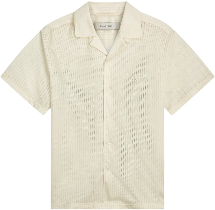 Filling Pieces Resort Shirt Mesh Antique White