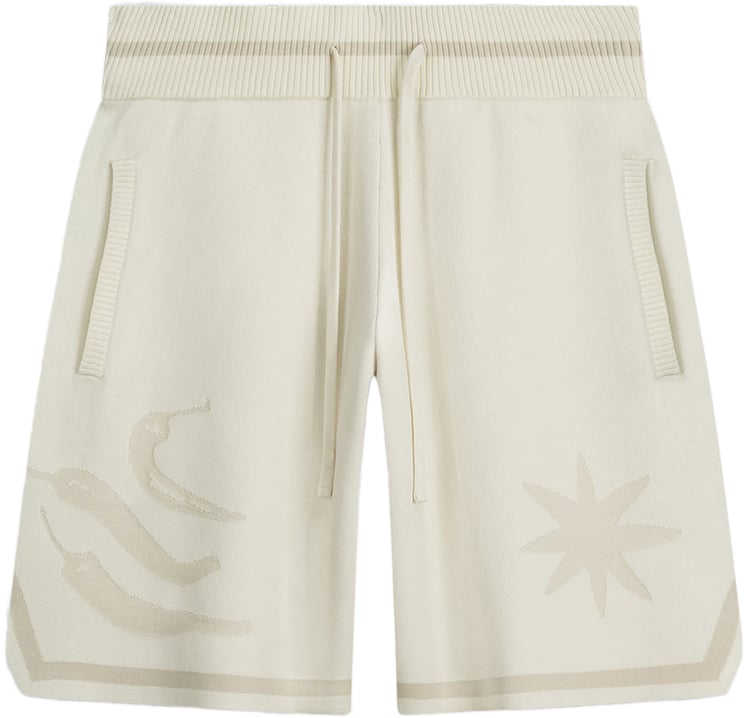 Filling Pieces Knit Shorts Breaking Bread Antique White