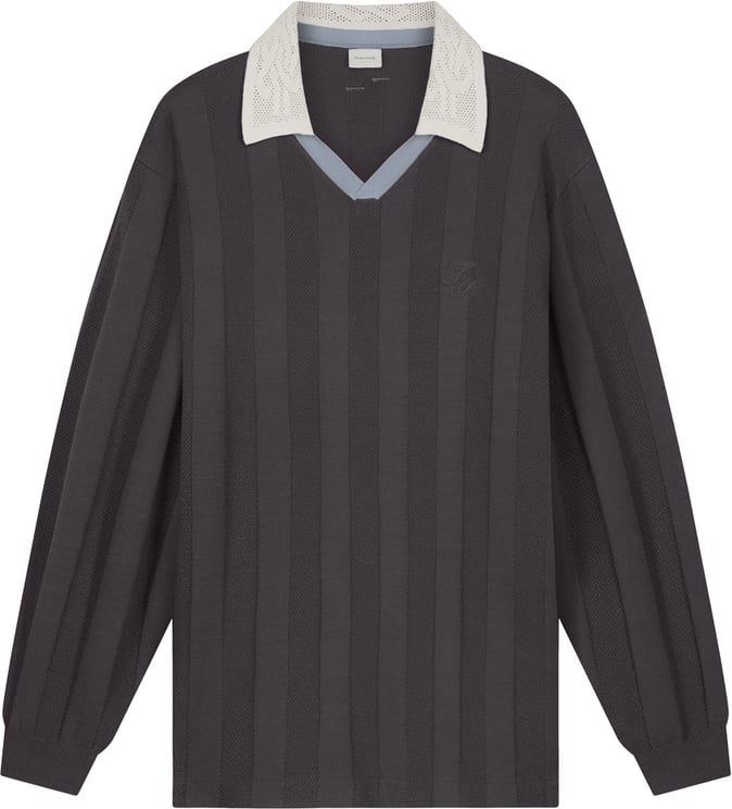 Filling Pieces Knit Football Jersey Pavement