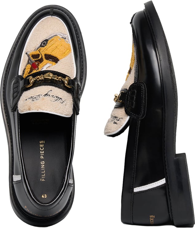 Filling Pieces Loafer Yellow Cab Black