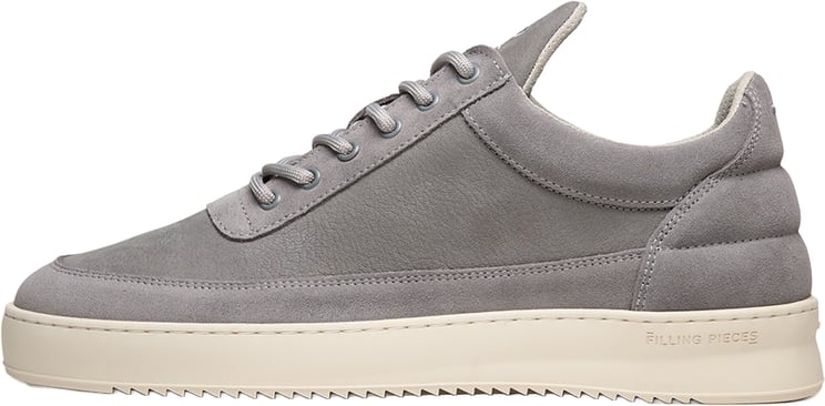 Filling Pieces Low Top Suede Grain Grey