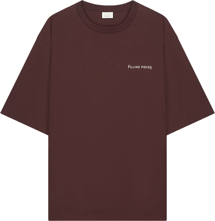 Filling Pieces T-Shirt Boxy Bitter Chocolate