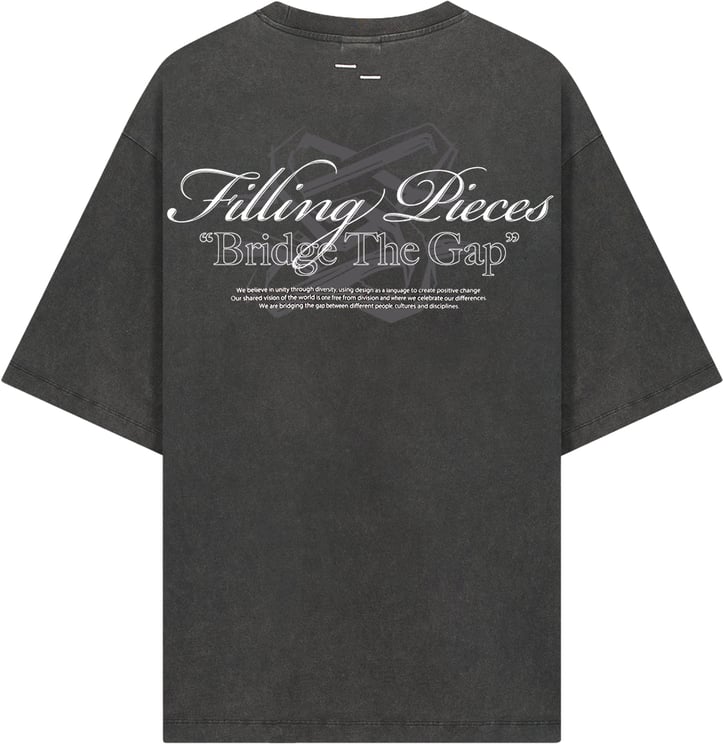 Filling Pieces T-Shirt Boxy Bridge the Gap Vintage Black