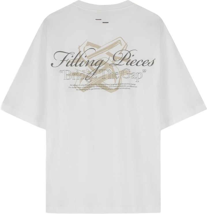 Filling Pieces T-Shirt Boxy Bridge the Gap White