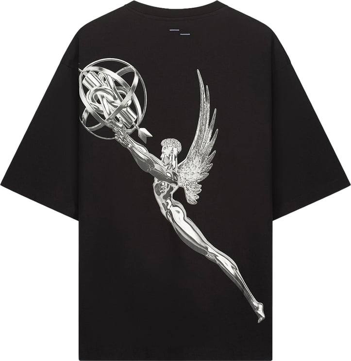 Filling Pieces T-Shirt Boxy Chrome Trophy Black