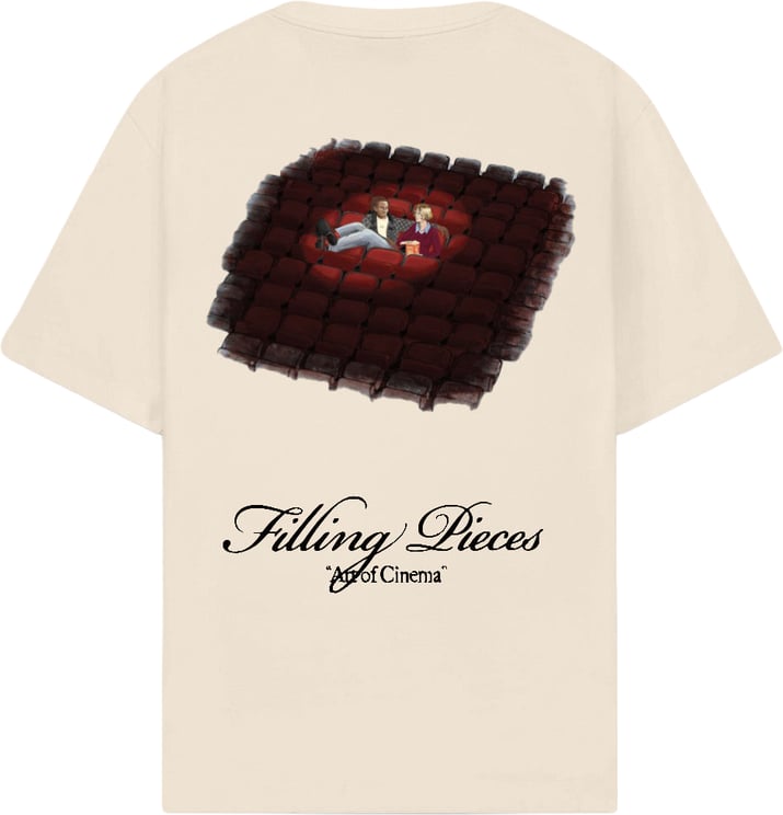 Filling Pieces T-Shirt Cinema Antique White