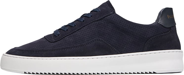 Filling Pieces Mondo Suede Perforated Navy