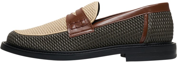 Filling Pieces Loafer Reed Beige / Green