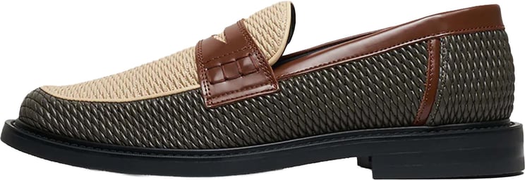 Filling Pieces Filling Pieces Loafer Reed Beige / Green