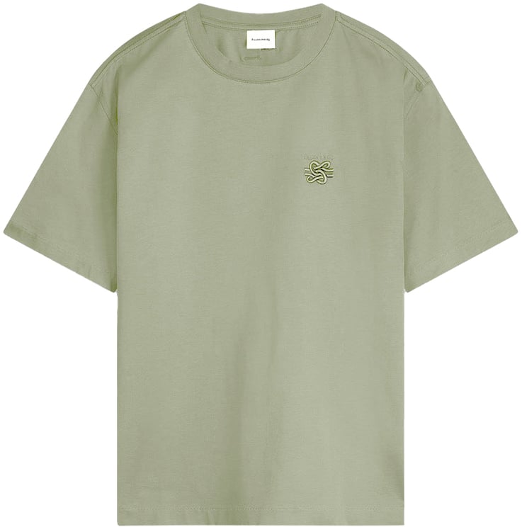 Filling Pieces T-shirt Embroidered Knot Tea