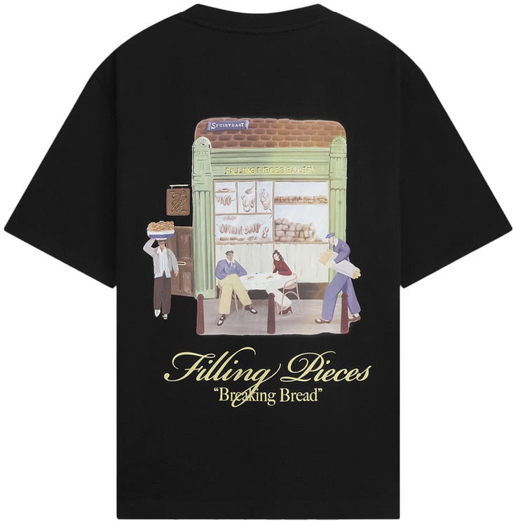 Filling Pieces T-shirt Bakery Black