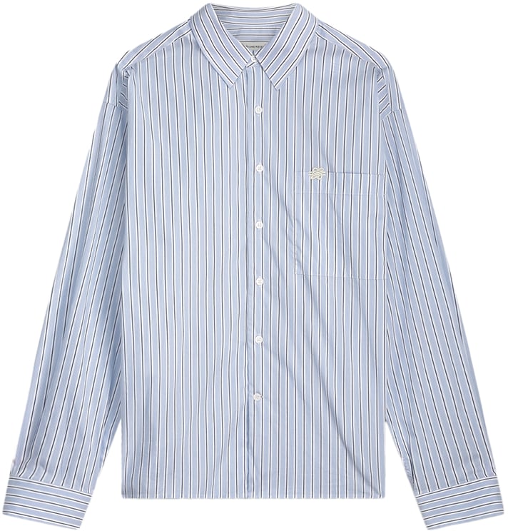 Filling Pieces Dress Shirt Striped Skyway