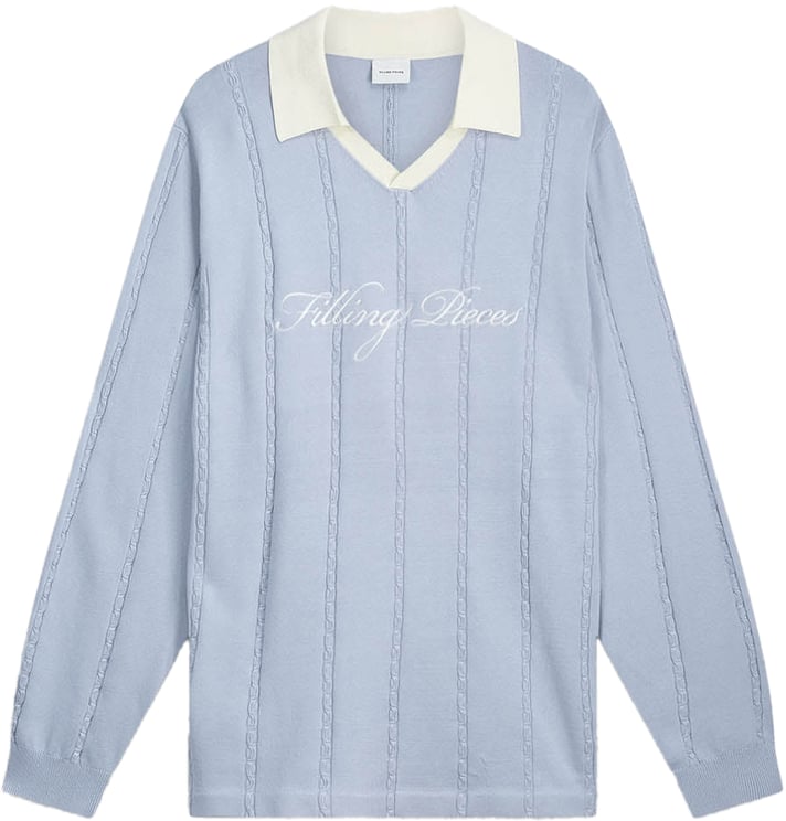 Filling Pieces Knit Football Jersey Skyway