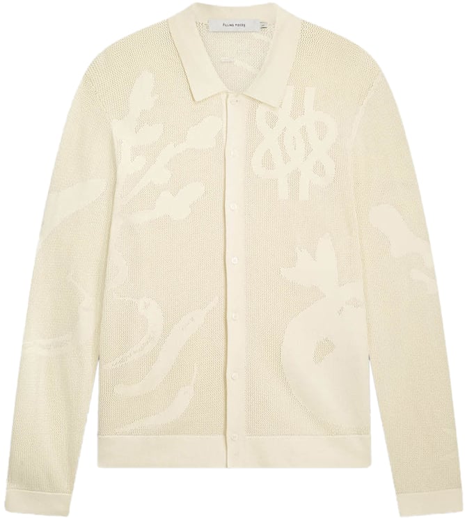 Filling Pieces Knit Longsleeve Breaking Bread Antique White