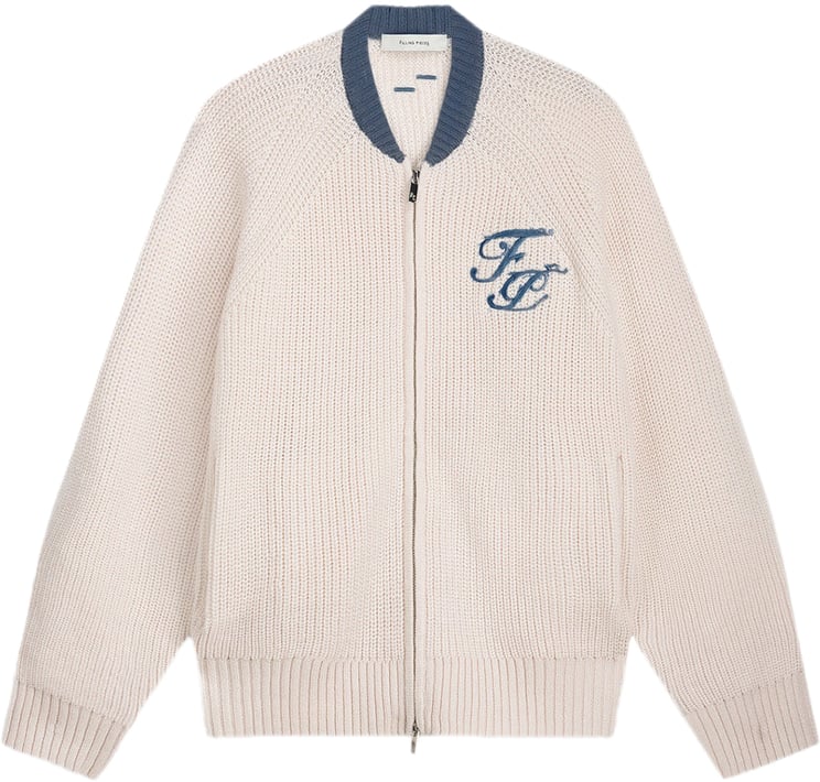 Filling Pieces Zip Knit Classic Antique White