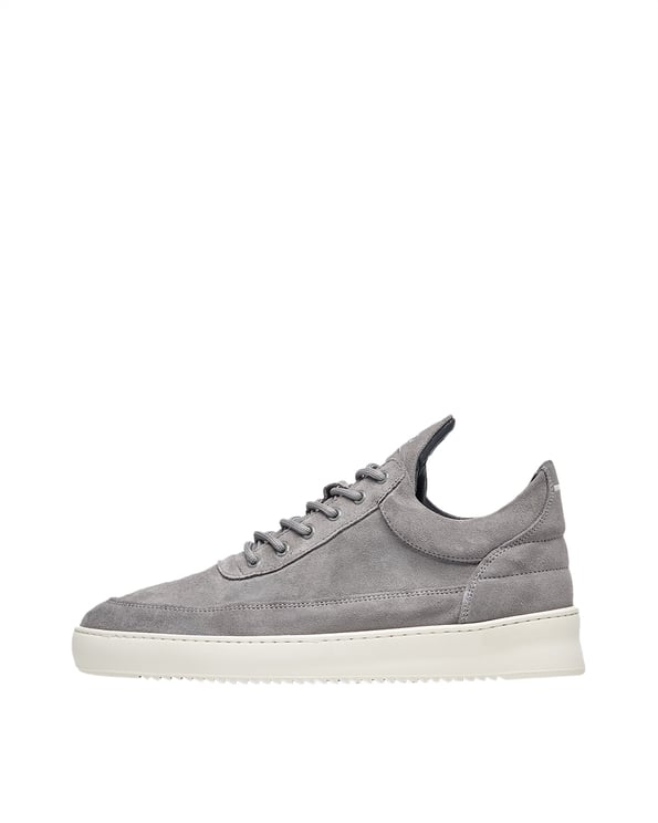 Filling Pieces Low Top Organic Suede Grey