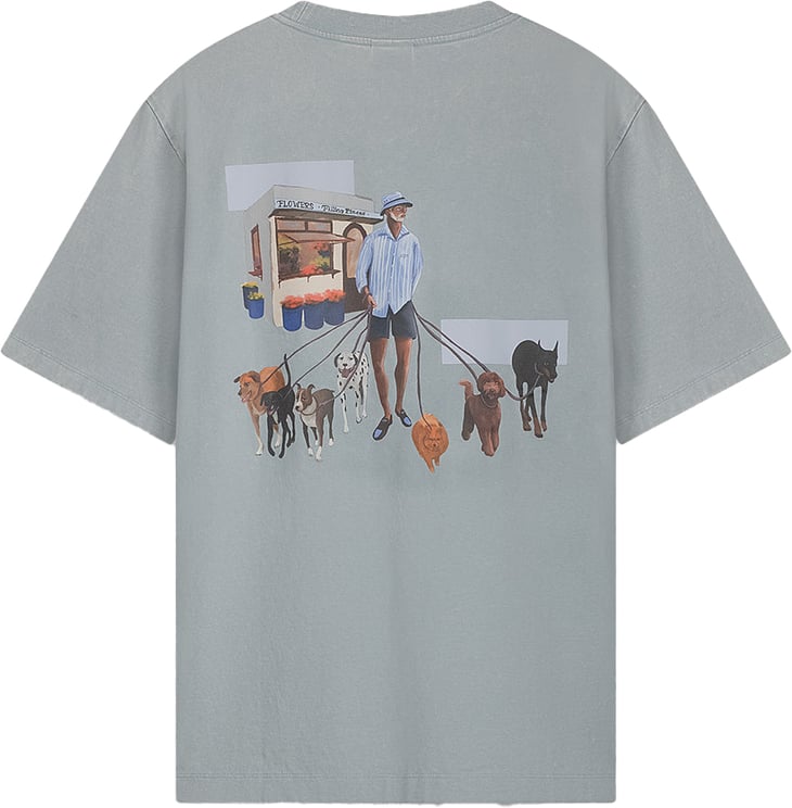 Filling Pieces T-shirt Dog Walker Arona