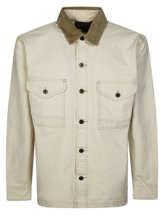 Filson Boxy Corduroy Collar Flap Pockets Shirt