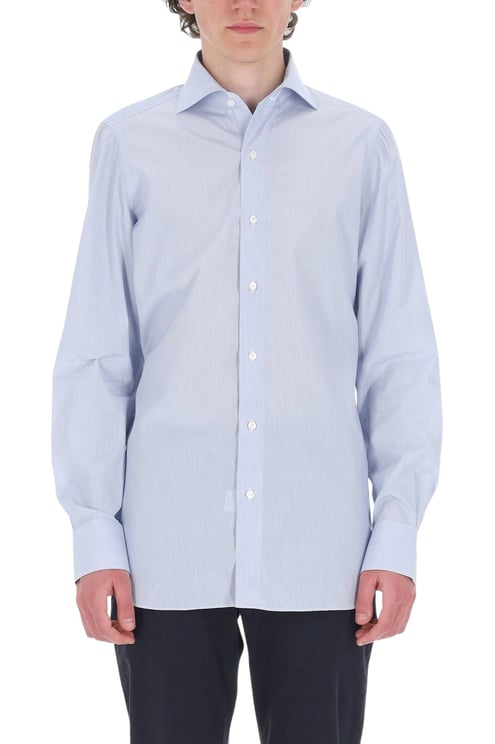 Finamore 1925 Napoli Striped 170/2 Cotton Casual Shirt