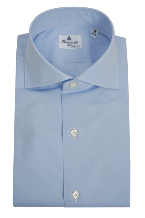 Finamore 1925 Napoli Giza 45 Cotton-Linen Tailored Shirt