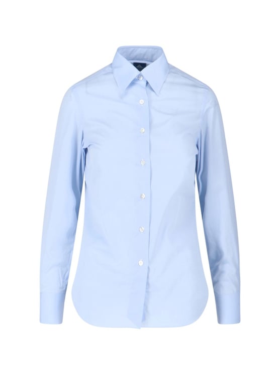Finamore 1925 Napoli Classic Cotton Shirt – Light Blue