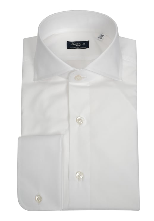 Finamore 1925 Napoli Double-Twisted Cotton Poplin Tailored Shirt