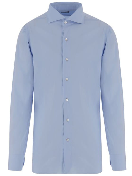 Finamore 1925 Napoli Stretch Cotton Blend Shirt