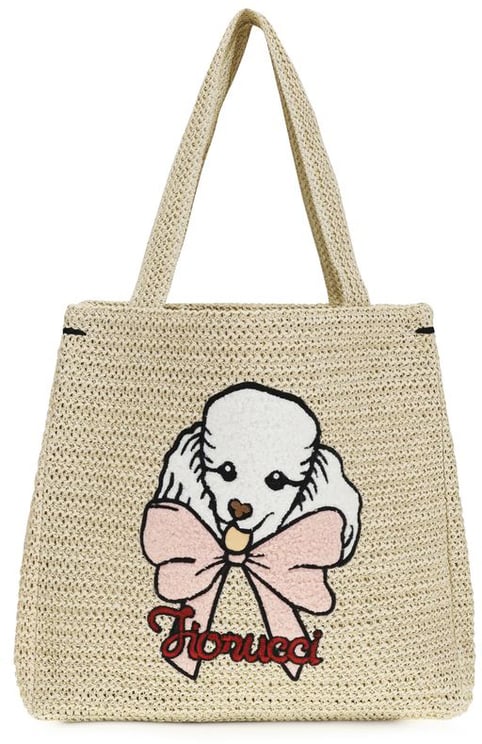 Fiorucci Fiorucci Beige Paper Shoulder Bag